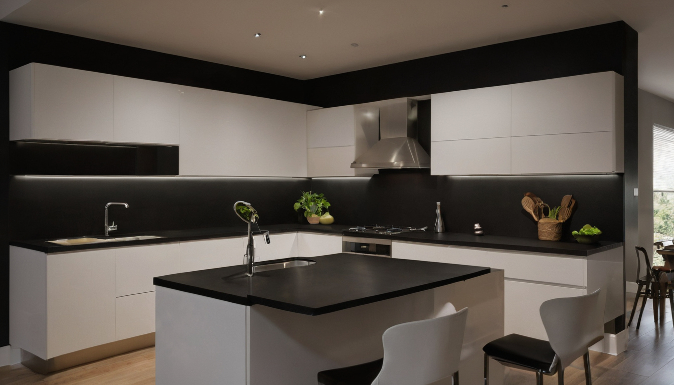 Practical visual for Do black kitchen cabinets need more light than white cabinets