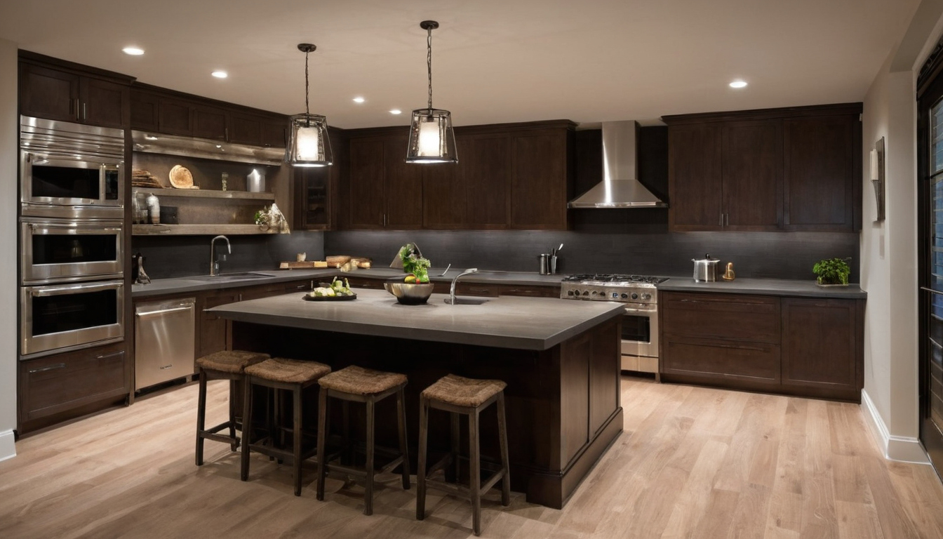 What clearance rules determine if pendants fit over kitchen islands for small kitchens